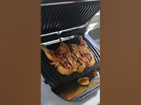 Цыплёнок на гриле Tefal Optigrill + - YouTube