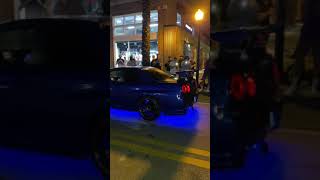 R34 Skyline Peels Out Leaving Ace Cafe