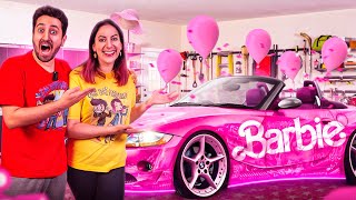 Transformamos Nosso Carro no Carro da Barbie | Gabriel e Shirley 2.0