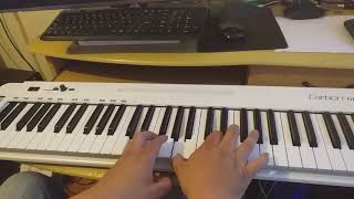 Video thumbnail of "Los Angeles Azules ft. Natalia Lafourcade - Nunca Es Suficiente (Teclado Cover)"