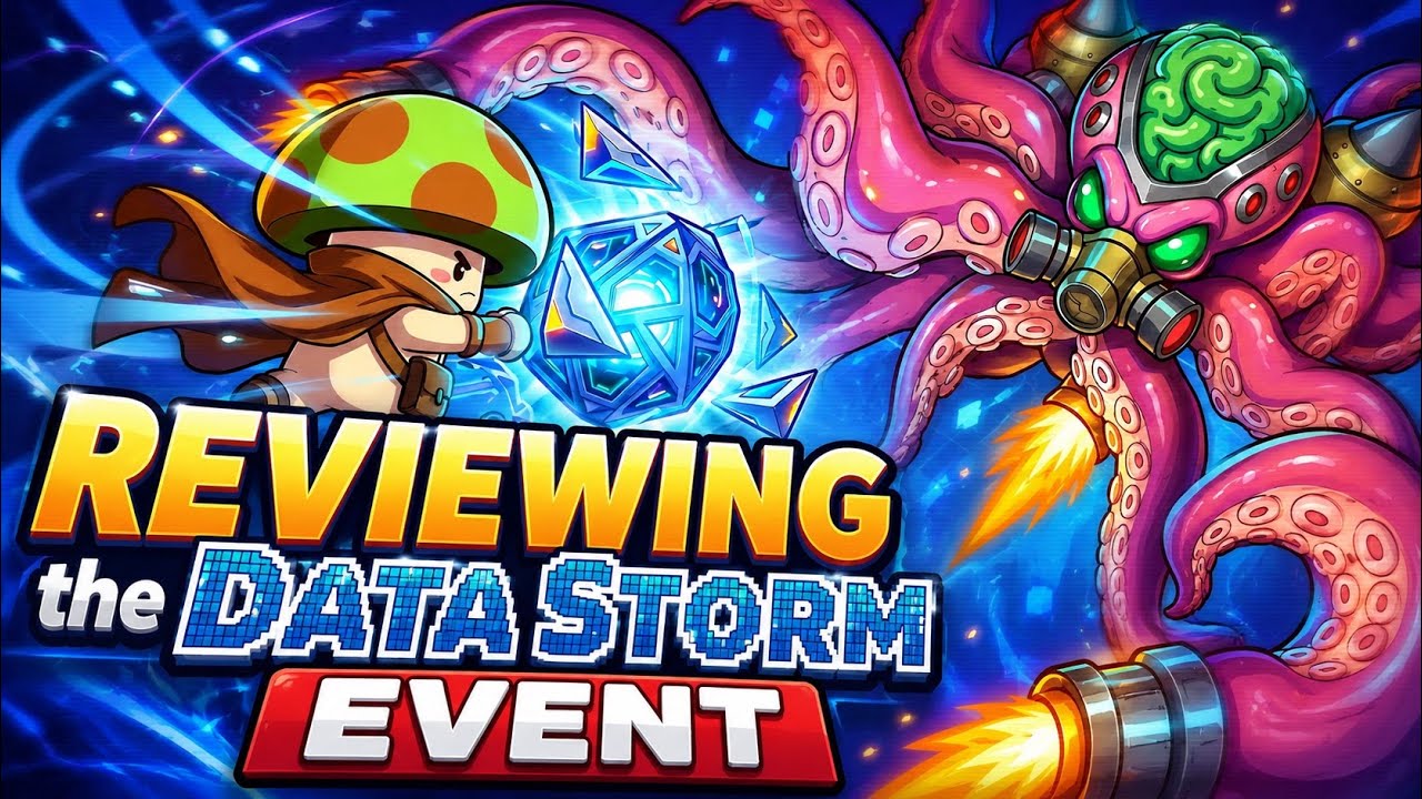 【レア】ライフストーム MUTI-USER DUNGEON Reviewing the New Event „Data Storm“ in Legend of Mushroom - YouTube