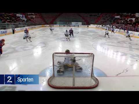 Lars Volden - Stavanger Oilers, crazy hockey save