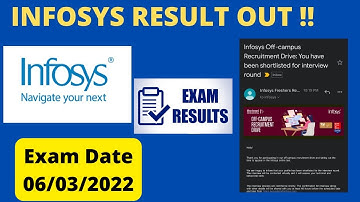 Infosys Written Result Out | Exam Date: 06/03/2022 | Used My Experience to Clear HR+TR