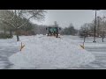 Cat 926M w/ MetalPless Maxxpro Clearing Snow