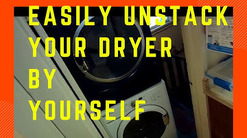 ✨ How To Move A Stacked Washer and Dryer by Yourself ✨