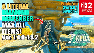 The FASTEST and EASIEST Item Duplication Glitch for Version 1.4.0-1.4.2 | TotK Switch 2 Edition