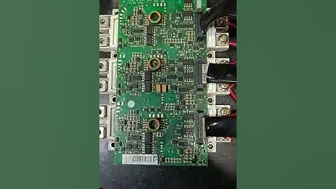 ABB ACS 800 AC DRIVE IGBT TESTING 800 HP. CAPACITY FIRING TEST WITH OUTPUT TERMINAL.