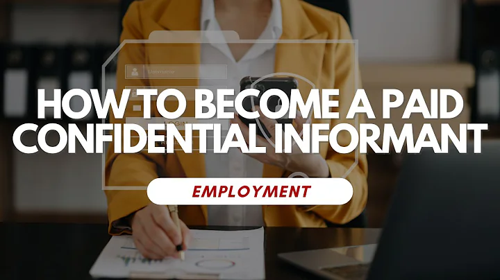 How To Become A Paid Confidential Informant