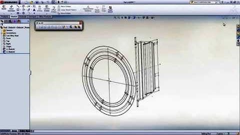 SolidWorks 2D to 3D CAD Design