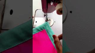 FABRIC CORNER CORVERED PERFECTLY USING SEWING TIPS AND TRICKS #shorts #sewing