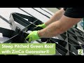 Steep pitched green roofs with zinco georaster elements