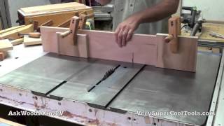 02  Four Drawer Bedside Table • Glued Panels/start Of Dovetails