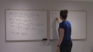 11.5 Markov chains. Definition of stable state  and regular matrices. And a theorem