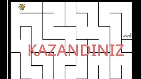 14-Scratch Labirent Oyunu