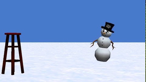 [4/10] Snow man to stool - Programming with Alice (Demo)