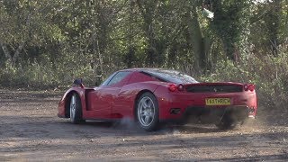 Ferrari Enzo in motion - Ferrari Enzo Drifting