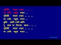 Prithibi bodle gechhe karaoke  kishore kumar