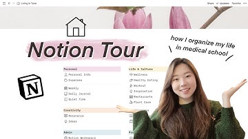 Notion Tour | How I use Notion to organize my life as a medical student