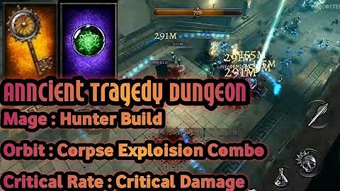 Anima - The Ancient Tragedy Dungeon - Mage Hunter Skill Combo Version 1.7.1 - Enhancement Stone