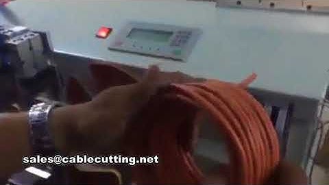 Automatic Cable Measuring Cutting Winding Tying machine