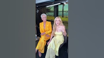 Lindsay Lohan And Jamie Lee Curtis That Time I had rip prumper on The Press Tour Freakier Friday