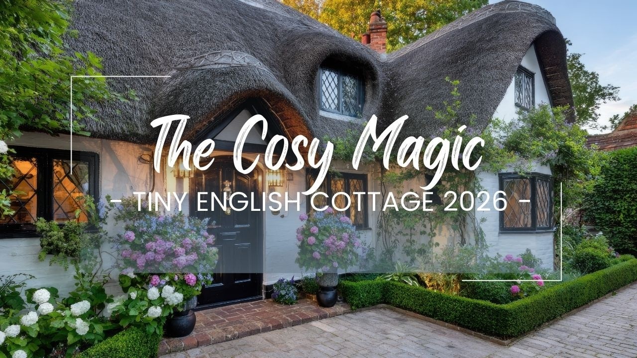 🏡 Уютная магия крошечного английского коттеджа. Вдохновение на 2026 год.