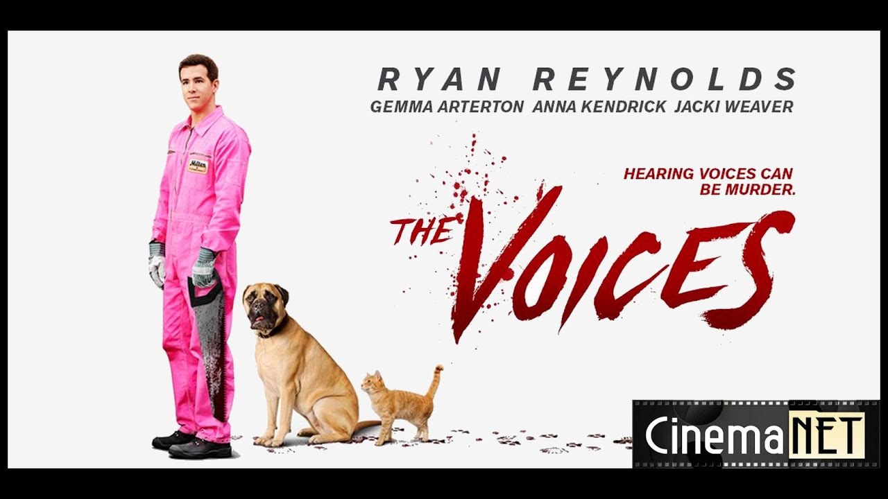 He heard the voices. Голоса / the Voices (2014). Голоса 2014 Постер.