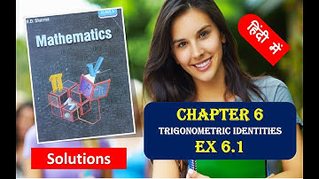 RD SHARMA Solutions Class 10 Maths Chapter 6 Trigonometric Identities Ex 6.1 हिंदी 1
