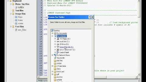 Transfer Project to SD card with iDevTFT for iSMART TFT