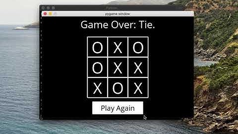 CS50 AI with Python Tic-Tac-Toe Project