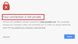 SOLVED: Your Connection is not private ( NET::ERR_CERT_DATE_INVALID )(How to fix a problem which is called 