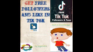 How to get more followers in tik tok //get free followers // TIKTOK HACK //FOLLOWERS FOR FREE screenshot 3