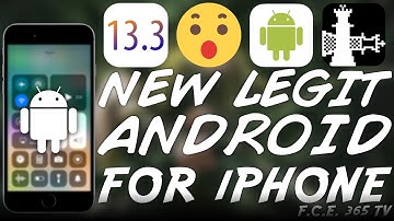 REAL Android RELEASED For iPhone (iPhone X - iPhone 6)! (Legit Android Not Emulated) (Android 10)