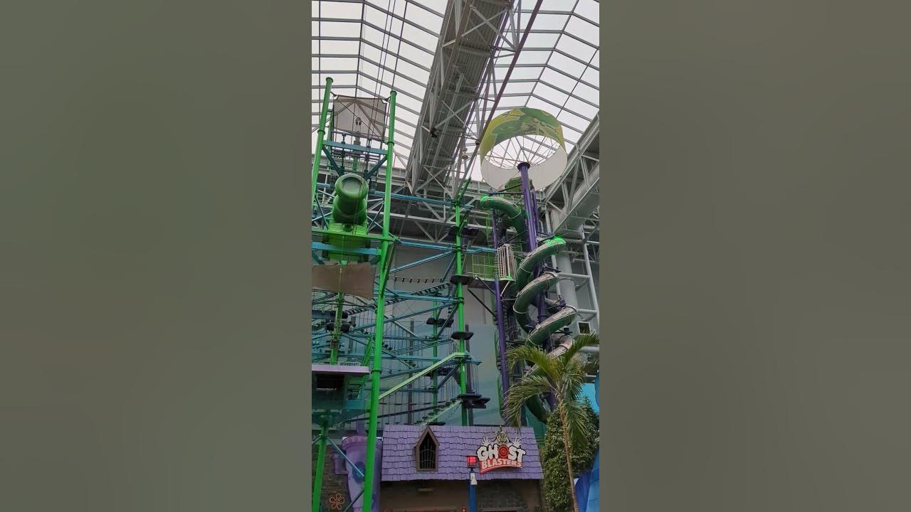 Huge Indoor Ropes Course Nickelodeon Universe Mall Of America