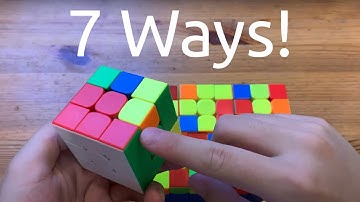 7 Ways To Solve This F2L Pair Rotationless!
