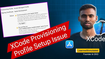 Provisioning Profiles and Certificates Error FIXED!|Abdul Motaleb|Learn With Motaleb