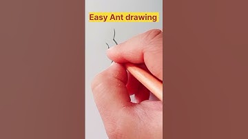 Easy Ant drawing  🐜