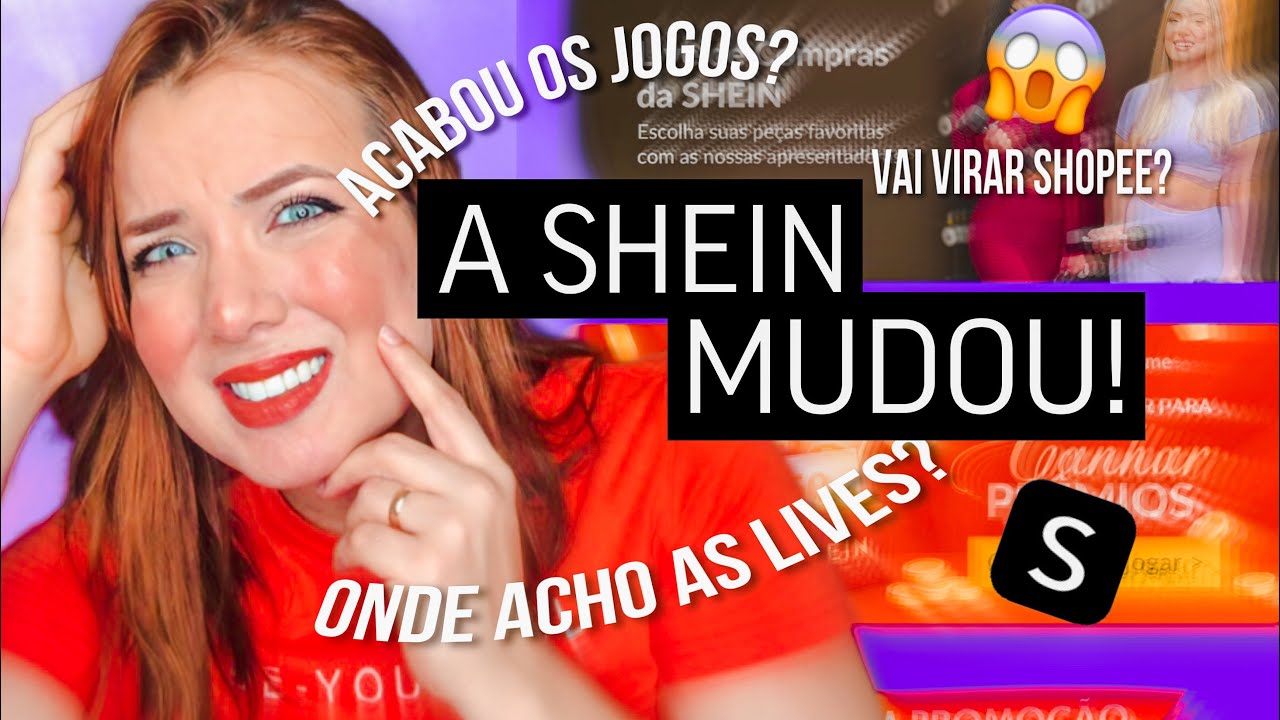 ONDE encontrar os jogos da SHEIN, onde ficam as LIVES ? Como POSTAR FOTO e ganhar PONTOS? APP MUDOU!