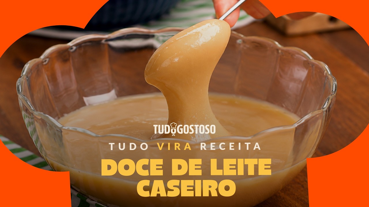 Doce de leite caseiro DERRETE NA BOCA! Não fica açucarado!