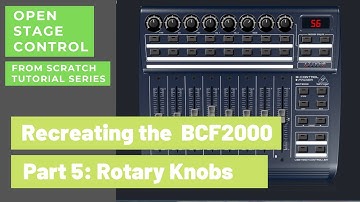 Open Stage Control tutorial - Part 5 - Rotary Knobs