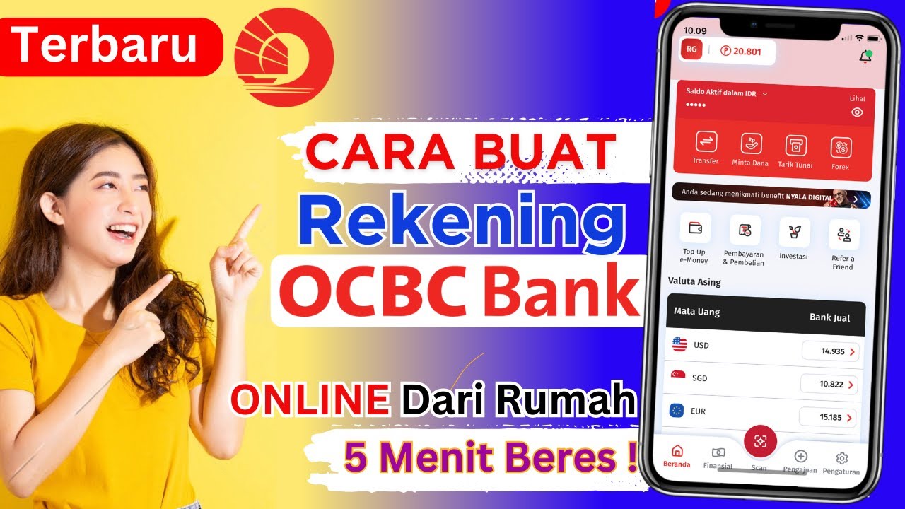 Cara Buat Rekening Bank OCBC NISP Online Terbaru  Buka Rekening OCBC Online  Daftar Rekening OCBC