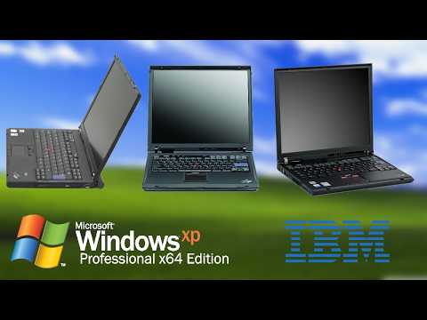 Best retro IBM ThinkPad for Windows XP - YouTube