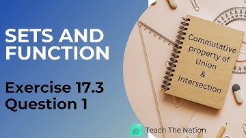 sets and functions exercise 17.3 question 1 class 10 mathematics new book stbb