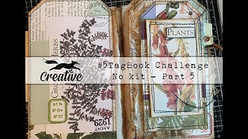 Create Tag Book with NO KIT Step by Step, Part 5
