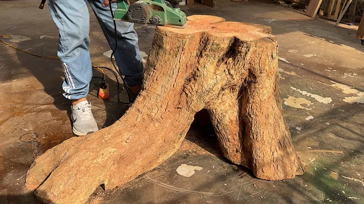 Creative Furniture Design //Transforming Old Railway Sleepers and Tree Trunks into Luxury Furniture