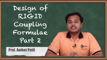 Design of RIGID Coupling Formulae Part 2 - Machine Design 1