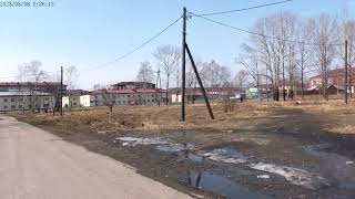 Сахалинский поселок Истрия первого микрорайона.