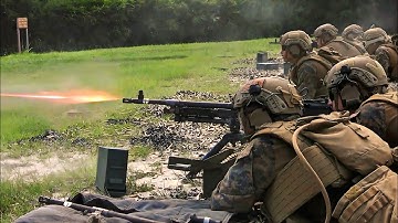 US Marines Conduct Combat Training with M240B - Resolute Dragon 25