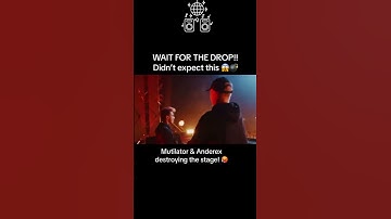 WHAT A SET! Mutilator and Anderex destroying the stage #hardstyle #hard #rawstyle  #shorts