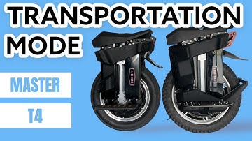 How to take your Begode Master & T4 in and out of transportation mode.
